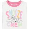 imageAmazon Essentials Disney  Marvel  Star Wars Babies Toddlers and Girls Pajama Set 4Piece Previously Spotted ZebraDalmatians Snooze
