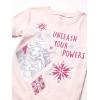 imageAmazon Essentials Disney  Marvel  Star Wars Babies Toddlers and Girls Pajama Set 4Piece Previously Spotted ZebraFrozen 2Snowflake