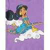 imageAmazon Essentials Disney  Marvel  Star Wars Babies Toddlers and Girls Pajama Set 4Piece Previously Spotted ZebraPrincess Jasmine