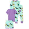 imageAmazon Essentials Disney  Marvel  Star Wars Babies Toddlers and Girls Pajama Set 4Piece Previously Spotted ZebraPrincess Jasmine