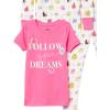 imageAmazon Essentials Disney  Marvel  Star Wars Babies Toddlers and Girls Pajama Set 4Piece Previously Spotted ZebraPrincessDots