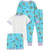 imageAmazon Essentials Disney  Marvel  Star Wars Babies Toddlers and Girls Pajama Set 4Piece Previously Spotted ZebraStar Wars Mandalorian Friends
