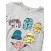 imageAmazon Essentials Disney  Marvel  Star Wars Babies Toddlers and Girls Pajama Set 4Piece Previously Spotted ZebraStar Wars Scribble