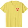 imageStar Wars  Heart Logo TShirtLemon Yellow