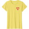 imageStar Wars  Heart Logo TShirtLemon Yellow