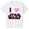 imageStar Wars Classic I HEART Fanatic True Love Graphic TShirt TShirtWhite