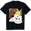 imageStar Wars Couple Valentines Leia I Love You Pop Art Disney TShirtBlack