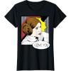 imageStar Wars Couple Valentines Leia I Love You Pop Art Disney TShirtBlack