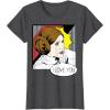 imageStar Wars Couple Valentines Leia I Love You Pop Art Disney TShirtDark Heather Grey