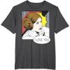 imageStar Wars Couple Valentines Leia I Love You Pop Art Disney TShirtDark Heather Grey