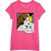 imageStar Wars Couple Valentines Leia I Love You Pop Art Disney TShirtPink Heather