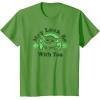 imageStar Wars St Patricks Day Grogu May Luck Be With You V2 TShirtGrass Green