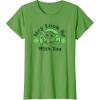 imageStar Wars St Patricks Day Grogu May Luck Be With You V2 TShirtGrass Green