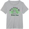 imageStar Wars St Patricks Day Grogu May Luck Be With You V2 TShirtHeather Grey