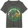 imageStar Wars St Patricks Day Yoda Pinch Me Rainbow TShirtAsphalt Grey