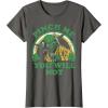 imageStar Wars St Patricks Day Yoda Pinch Me Rainbow TShirtAsphalt Grey