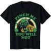 imageStar Wars St Patricks Day Yoda Pinch Me Rainbow TShirtBlack