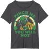 imageStar Wars St Patricks Day Yoda Pinch Me Rainbow TShirtDark Heather Grey