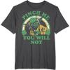 imageStar Wars St Patricks Day Yoda Pinch Me Rainbow TShirtDark Heather Grey