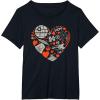 imageStar Wars Valentines Day Heart Galaxy TShirtBlack