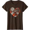 imageStar Wars Valentines Day Heart Galaxy TShirtBrown