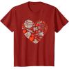 imageStar Wars Valentines Day Heart Galaxy TShirtCranberry Red