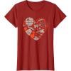 imageStar Wars Valentines Day Heart Galaxy TShirtCranberry Red