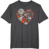 imageStar Wars Valentines Day Heart Galaxy TShirtDark Heather Grey