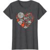 imageStar Wars Valentines Day Heart Galaxy TShirtDark Heather Grey