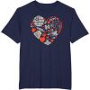 imageStar Wars Valentines Day Heart Galaxy TShirtNavy Blue