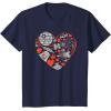 imageStar Wars Valentines Day Heart Galaxy TShirtNavy Blue