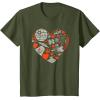 imageStar Wars Valentines Day Heart Galaxy TShirtOlive Green