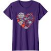 imageStar Wars Valentines Day Heart Galaxy TShirtPurple