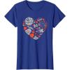imageStar Wars Valentines Day Heart Galaxy TShirtRoyal Blue