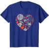 imageStar Wars Valentines Day Heart Galaxy TShirtRoyal Blue