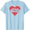 imageStar Wars  Heart Logo TShirtBaby Blue