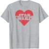 imageStar Wars  Heart Logo TShirtHeather Grey