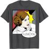 imageStar Wars Couple Valentines Leia I Love You Pop Art Disney TShirtDark Heather Grey