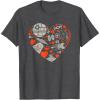 imageStar Wars Valentines Day Heart Galaxy TShirtDark Heather Grey