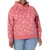 imageAmazon Essentials Disney  Marvel  Star Wars  Princess Womens Fleece Pullover Hoodie Sweatshirts Available in Plus SizePink Star Wars Rebel