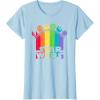 imageStar Wars Logo with Pride Icons TShirtBaby Blue