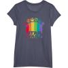 imageStar Wars Logo with Pride Icons TShirtHeather Blue