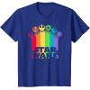 imageStar Wars Logo with Pride Icons TShirtRoyal Blue