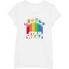 imageStar Wars Logo with Pride Icons TShirtWhite