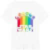 imageStar Wars Logo with Pride Icons TShirtWhite