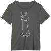 imageStar Wars Princess Leia I Love You Couples Valentines Day TShirtAsphalt Grey