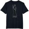 imageStar Wars Princess Leia I Love You Couples Valentines Day TShirtBlack