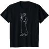 imageStar Wars Princess Leia I Love You Couples Valentines Day TShirtBlack