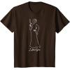 imageStar Wars Princess Leia I Love You Couples Valentines Day TShirtBrown