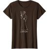 imageStar Wars Princess Leia I Love You Couples Valentines Day TShirtBrown